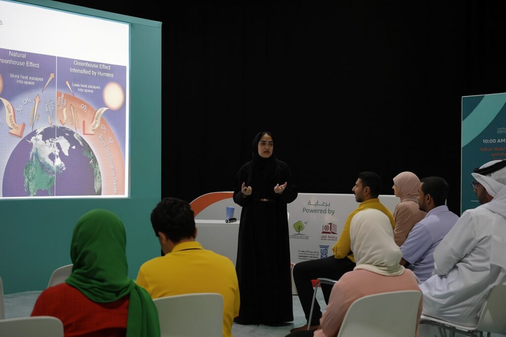 المهندسة ميعاد الجاسم في ورشة العمل